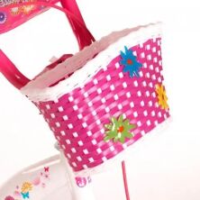 Велосипед дитячий двоколісний для дівчинки SW-17014-20 колеса 20д з кошиком і сидінням для ляльки / рожевий