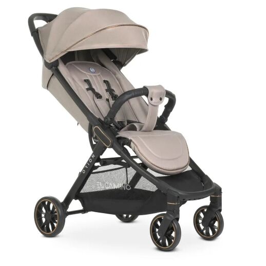 Коляска прогулочная El Camino ME 1084 ORION Sand Beige з чохлом на ніжки / бежева**