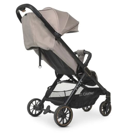 Коляска прогулочная El Camino ME 1084 ORION Sand Beige з чохлом на ніжки / бежева**