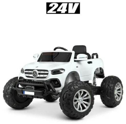 Дитячий електромобіль MERCEDES M 4786EBLR-1(24V) білий**