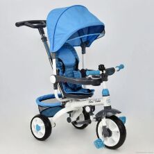 ⏩ Велосипед дитячий триколісний Best Trike 128 блакитний
