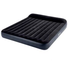 Надувний велюр матрац-ліжко INTEX 64144 чорний**