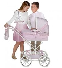 Коляска для ляльок з сумкою та парасолькою DeCuevas , 90 см, складана, серія Ніцца (82046)