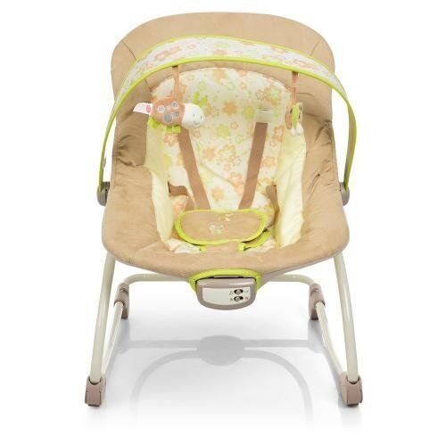 Шезлонг-качалка детский 6910, бежевый