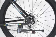 Велосипед гірський спортивний S200 HAMMER колеса 29 дюймів рама алюміній чорно-синій