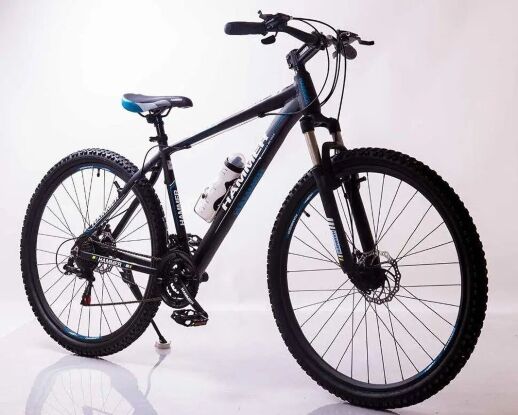 Велосипед гірський спортивний S200 HAMMER колеса 29 дюймів рама алюміній чорно-синій