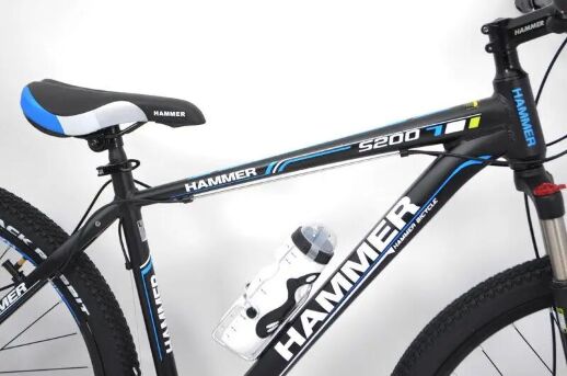 Велосипед гірський спортивний S200 HAMMER колеса 29 дюймів рама алюміній чорно-синій