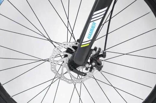 Велосипед гірський спортивний S200 HAMMER колеса 29 дюймів рама алюміній чорно-синій