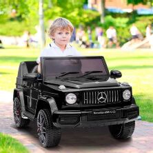 Дитячий електромобіль Джип Mercedes-Benz M 5038-2 чотири мотори по 20W, 12V9AH, MP3, TF, USB / чорний
