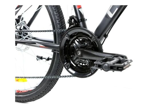 Спортивний Гірський алюмінієвий велосипед 26д Crosser Rally з дисковими гальмами/Shimano Tourney/ чорно-синій