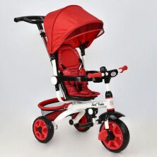 ⏩ Велосипед дитячий триколісний Best Trike 128 червоний