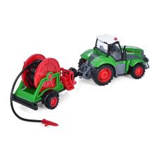 Трактор 20см на р/к з причепом 20см на радіо-керуванні LIMO TOY M 5016 на акумуляторі / світлові ефекти