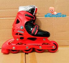 Дитячі ролики Disney Cars RS0116 розмір 30-33 Червоний