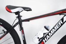 Велосипед гірський спортивний S200 HAMMER колеса 29 дюймів рама алюміній чорно-червоний