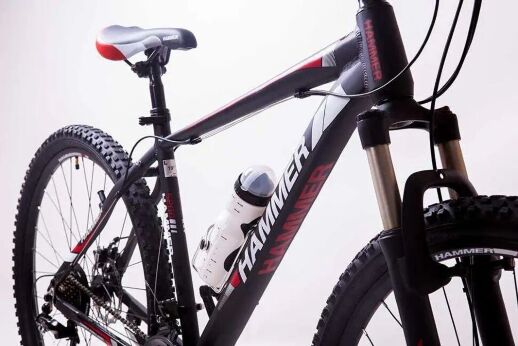 Велосипед гірський спортивний S200 HAMMER колеса 29 дюймів рама алюміній чорно-червоний
