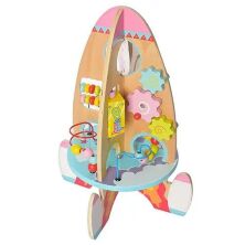 Дерев'яна іграшка Гра Логіка MD 1053 ракета лабіринт на проволоці рахунки тріскачка**