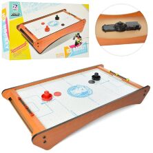 Настільна гра хокей аерохокей 3022A дерев'яний на батарейці