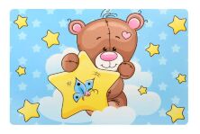 Дитячий стіл з двома стільчиками Bambi 501-8 Блакитний Ведмедик**