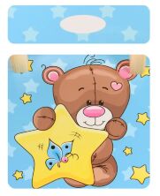 Дитячий стіл з двома стільчиками Bambi 501-8 Блакитний Ведмедик**