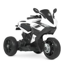 Дитячий електромобіль мотоцикл трицикл Bambi Racer M 4454EL-1 на EVA колесах білий **
