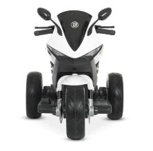 Дитячий електромобіль мотоцикл трицикл Bambi Racer M 4454EL-1 на EVA колесах білий **