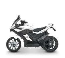 Дитячий електромобіль мотоцикл трицикл Bambi Racer M 4454EL-1 на EVA колесах білий **