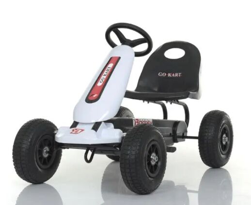 Дитячий педальний карт на надувних колесах Bambi M 3626A-2 чорний