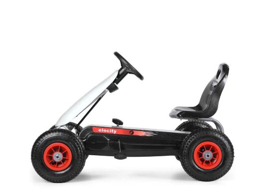 Дитячий педальний карт на надувних колесах Bambi M 3626A-2 чорний