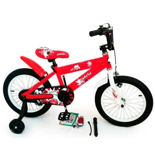 Дитячий велосипед 16 дюймів N-300, червоний