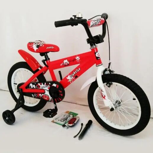 Дитячий велосипед 16 дюймів N-300, червоний