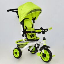 ⏩ Велосипед дитячий триколісний Best Trike 128 салатовий