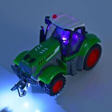 Трактор 20см на р/к з причепом 20см на радіо-керуванні LIMO TOY M 5017 на акумуляторі / світлові ефекти