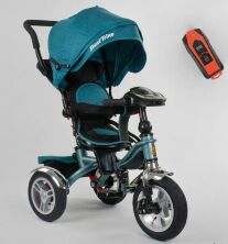 ⏩ Дитячий триколісний велосипед 5890 / 80-601 Best Trike поворотне сидіння, складаний кермо,фара з USB