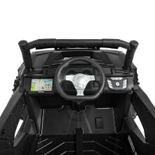 Дитячий двомісний електромобіль машина джип квадроцикл баггі M 4248EBLR-2(24V) чорний**