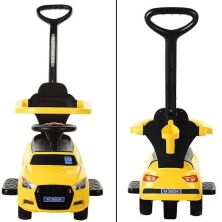 Дитяча машинка каталка толокар Bambi M 3503A-6 (MP3) жовтий**