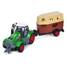 Трактор 20см на р/к з причепом 20см на радіо-керуванні LIMO TOY M 5018 на акумуляторі / світлові ефекти