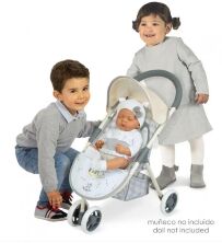 Прогулянкова коляска DeCuevas для ляльок з кошиком серії Пінгвіненя Піпо 56 см (90247)