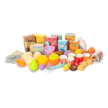 Дитячий ігровий набір магазин прилавок великий 668-65 продукти солодощі комп'ютер (каса) купюри звук, світло**