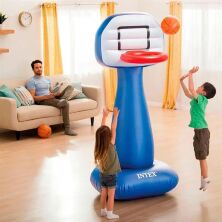 Надувний ігровий центр надувне баскетбольне кільце Intex 57502 м'ячі