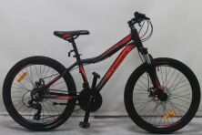 Велосипед спортивний гірський Crosser Stream 26 колеса 26 дюймів рама алюміній 16" Сіро-бірюзовий