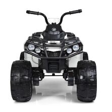 Дитячий електро квадроцикл електромобіль для підлітків 4WD BAMBI M 3999EBLR-1 білий, з пультом управління