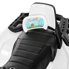 Дитячий електро квадроцикл електромобіль для підлітків 4WD BAMBI M 3999EBLR-1 білий, з пультом управління
