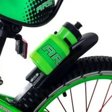 Велосипед дитячий двоколісний 2086-20 колеса 20д зі світною рамою і кошиком / салатовий