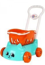 Дитячий ігровий набір ТЕХНОК 6924 Магазинна Візок для супермаркету з продуктами (16 продуктів)