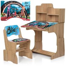 Дитяча парта растишка Bambi W 2071-73-1 Bikes Дерево