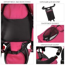 Велосипед дитячий триколісний TURBOTRIKE M 3115-6HA рожевий **