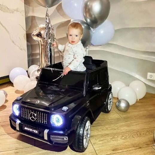 Дитячий електромобіль Mercedes Benz M 4214EBLR-2 чорний **