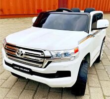 Дитячий електромобіль Джип TOYOTA LAND CRUISER JJ2022EBLR-1 Ліцензія! USD, SD, MP3, шкіряне сидіння