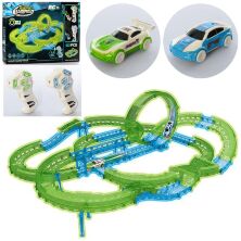 Автотрек траса гоночний трек 6688-606 світиться в темряві на радіоуправлінні з машинками**