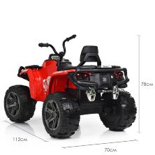 Дитячий електро квадроцикл електромобіль для підлітків 4WD BAMBI M 3999EBLR-3 червоний з пультом управління
